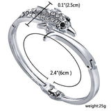 Beautiful Austrian Crystal Dolphin Bangle 