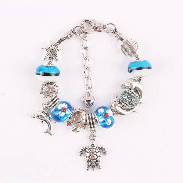 Fashion Jewelry Turtle/Starfish/Dolphin Bracelet 