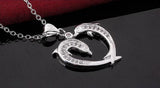 Trendy Heart Shape Dolphin Chain Necklace and Pendant 