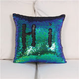 Magical Reversible Sequin Throw Pillow Case 