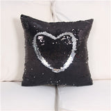 Magical Reversible Sequin Throw Pillow Case 