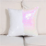 Magical Reversible Sequin Throw Pillow Case 