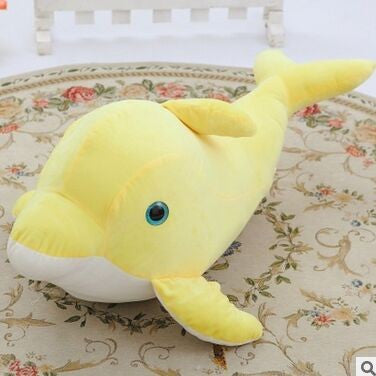 Lovely Yellow Dolphin Plush Toy - Large 80 cm 