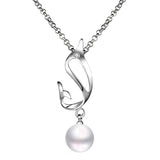 Trendy 18K Gold Plated Pearl Dolphin Necklace 