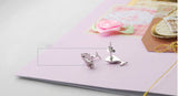 Tiny  Silver Dolphin Stud Earrings 