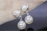 Elegant Dolphin Pearl Earrings 