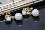 Elegant Dolphin Pearl Earrings 