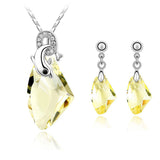 Crystal Dolphin Jewelry Set in 4 colours 