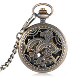 Vintage Antique Bronze Hand Wind Pocket Watch - Absolutely Gorgous 