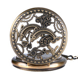 Vintage Antique Bronze Hand Wind Pocket Watch - Absolutely Gorgous 