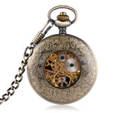 Vintage Antique Bronze Hand Wind Pocket Watch - Absolutely Gorgous 