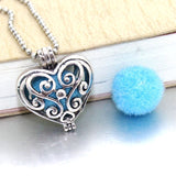 Owl Aromatherapy Diffuser Choker Necklace Pendant - Essential Oil Perfume Locket Necklace With Pad for Women 