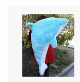 Large Blue Dolphin Plush Toy - 120cm 