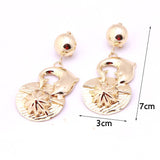 18k Yellow Gold Filled Dubai African Dolphin Jewelry Set 