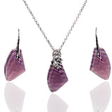 Vintage Rhinestone 18K Gold Plated Dolphin Jewelry Set Incluing Earrings and Necklace 