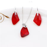 Vintage Rhinestone 18K Gold Plated Dolphin Jewelry Set Incluing Earrings and Necklace 