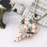 Stylish Hoop Dolphin Necklace and Pendant 