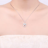 925 Sterling Silver Green Nano Russian Simulated Emerald Owl  (Necklace Not Included) 