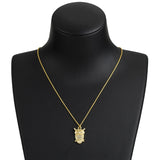 Lovely Owl Shaped Pendant Necklace For Women - (Gold or Silver Available) 