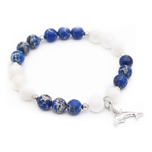 Ocean Style Dolphin Charm Bracelet for Women 