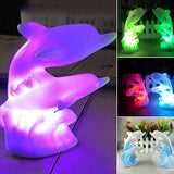 Cartoon Dolphin 7 Colour Changeable LED Night Light / Table Lamp 
