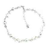 Stylish Matte Beads Dolphin Anklet 