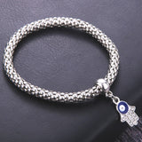 Stunning Popcorn Dolphin Charm Friendship Bracelet 