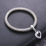 Stunning Popcorn Dolphin Charm Friendship Bracelet 