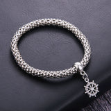 Stunning Popcorn Dolphin Charm Friendship Bracelet 