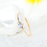 Lovely 18k Gold Plated Austrian Crystal Dolphin Bangle 