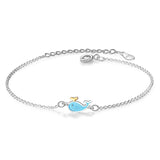 Cute Small infiniti Charm Dolphin Bracelet 
