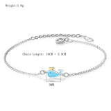 Cute Small infiniti Charm Dolphin Bracelet 